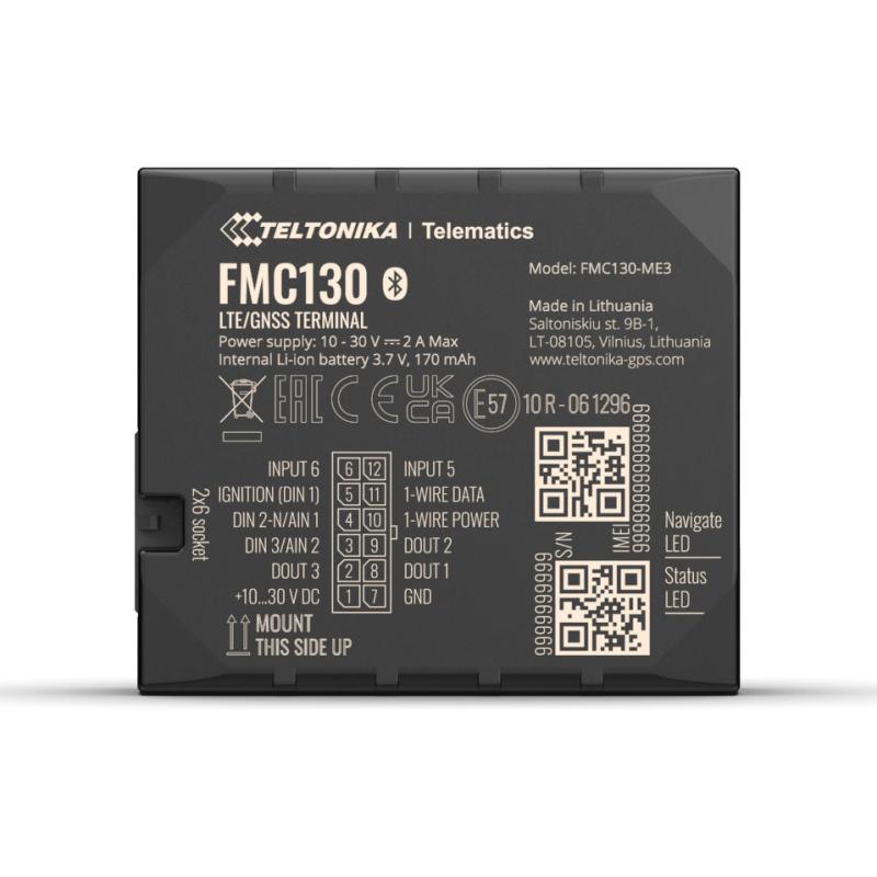 Teltonika FMC130 GPS Tracker 4G LTE Cat 1