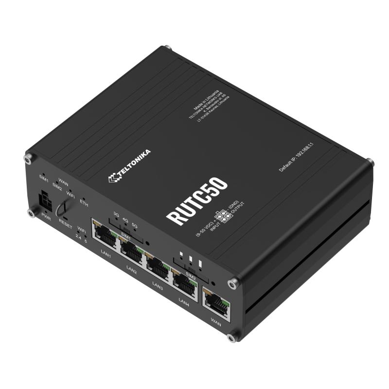 Teltonika RUTC50 Wi-Fi 6 5G Router