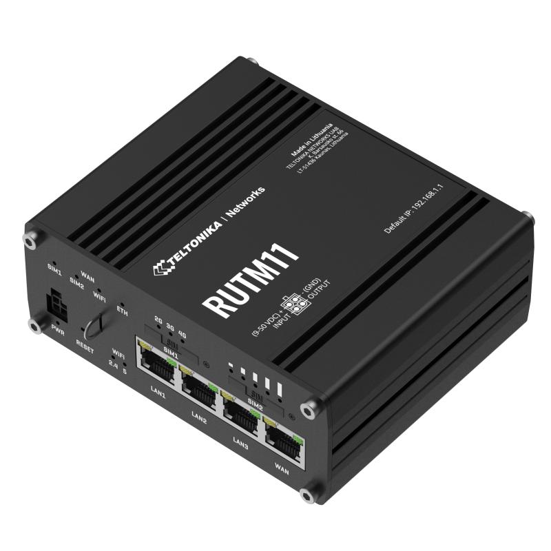 Teltonika RUTM11 Industrial 4G LTE Router