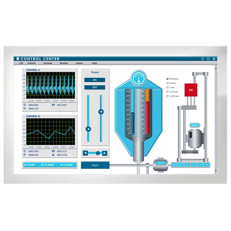 Hygrolion 43" Panel PC, IP66, Core i5-9500TE, 16GB RAM, 256GB SSD