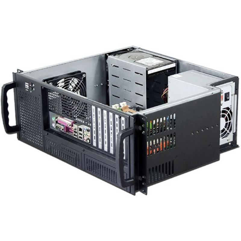 4HE Servergehäuse E420B, ATX, 8x HDD