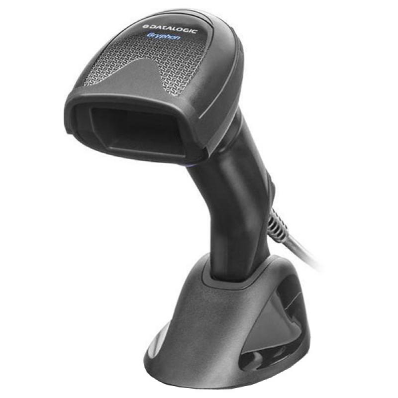 Datalogic Gryphon I GD4520, 2D Imager, USB-Kit, Permanent Base, schwarz