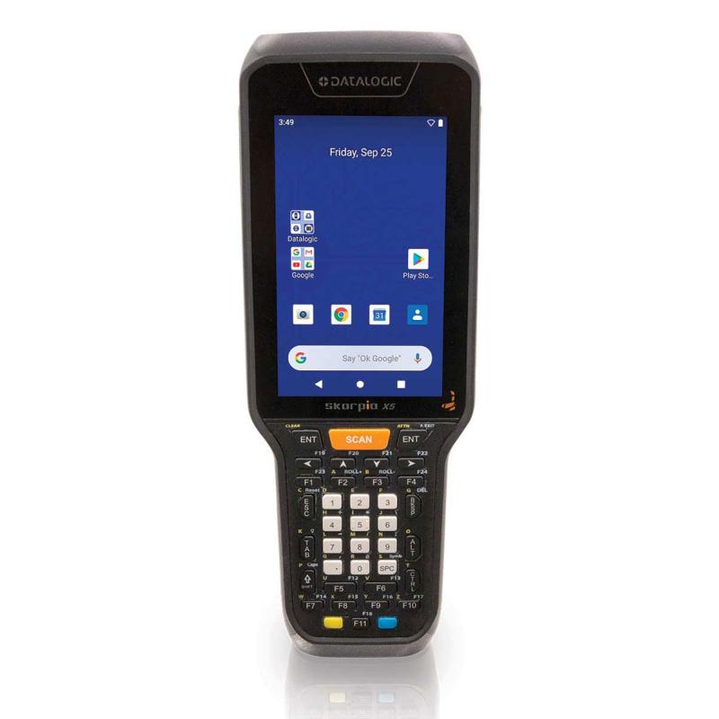 Datalogic Skorpio X5, Contactless, 2D, SR, USB-C, BT, Wi-Fi, Func. Num., GMS, Android