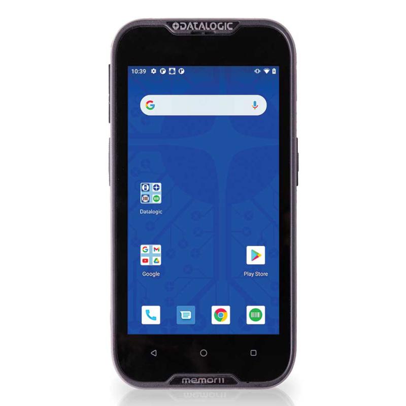 Datalogic Memor 11, 2D, 12,7cm (5''), GPS, Gun, USB-C, BT, WLAN, 4G, Android, Kit (USB), GMS, schwar