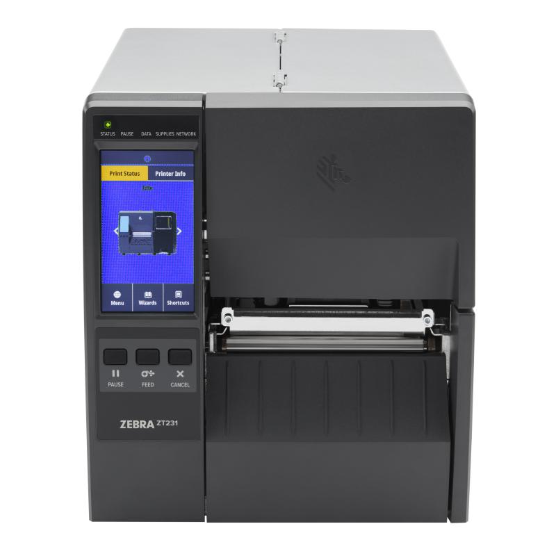 Zebra ZT231 (203dpi), TT, USB, RS232, LAN, Peeler, LTU