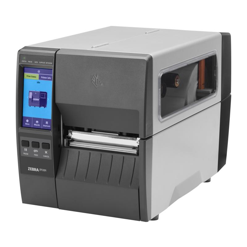 Zebra ZT231 (203dpi), TD, USB, RS232, LAN, Peeler, LTU