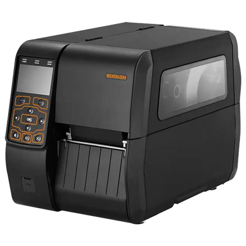 Bixolon XT5-46, TT, (600dpi), USB, RS232, LAN, Peeler, RTC, LCD, Black Mark, Gap, schwarz