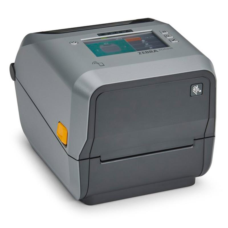 Zebra ZD621R, 8 Punkte/mm (203dpi), Cutter, Disp., RTC, RFID, USB, USB-Host, RS232, BT (BLE), Ethern