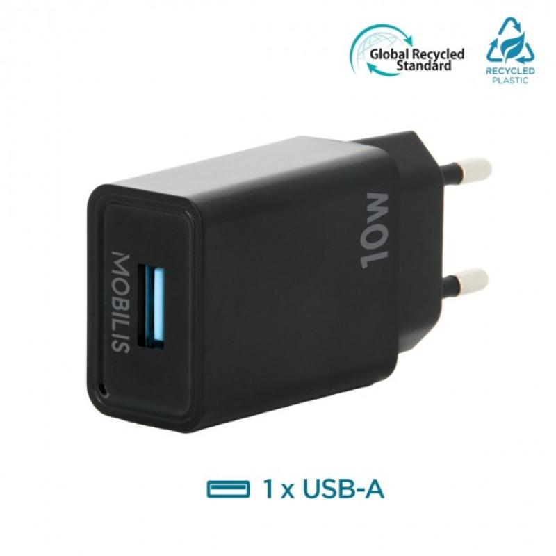 Mobilis Wandladegerät - 10.5W - 1 USB A 001360