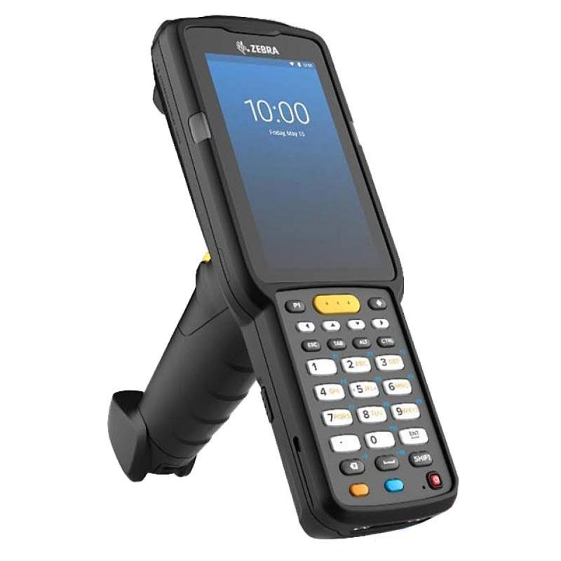 Zebra MC3300x, 1D, BT, WLAN, NFC, 29-Key numerisch, IP64, Gun, GMS, Android 10