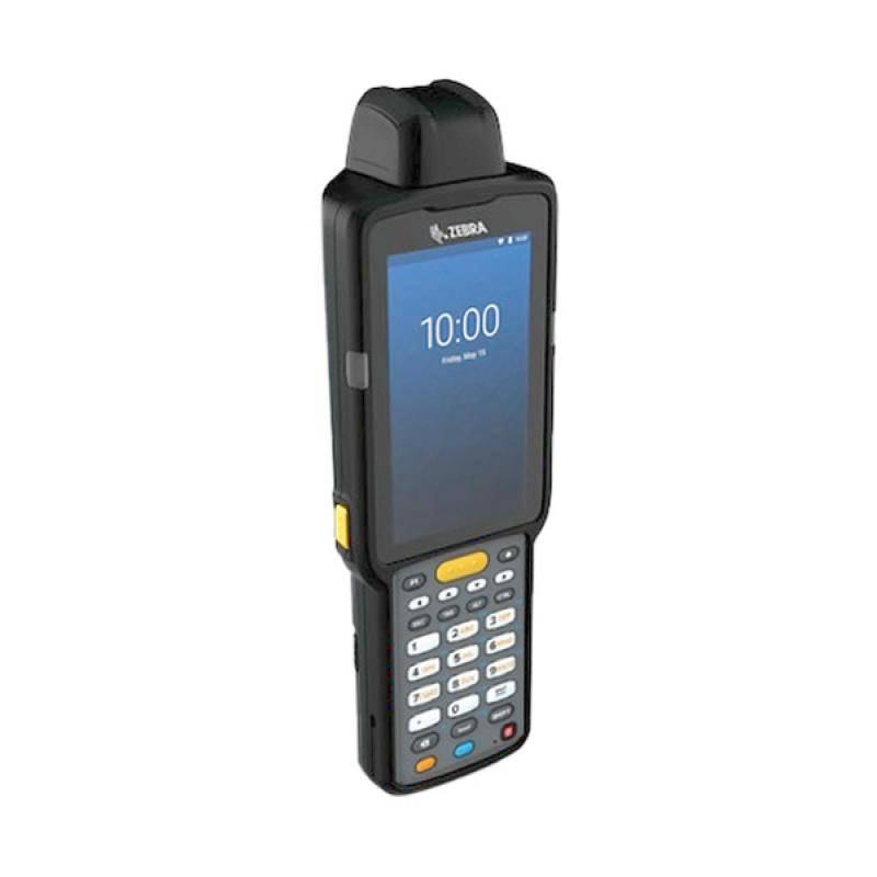 Zebra MC3300x, 1D, SR, BT, WLAN, NFC, 29-Key numerisch, drehbarer Kopf, IP64, GMS, Android 10