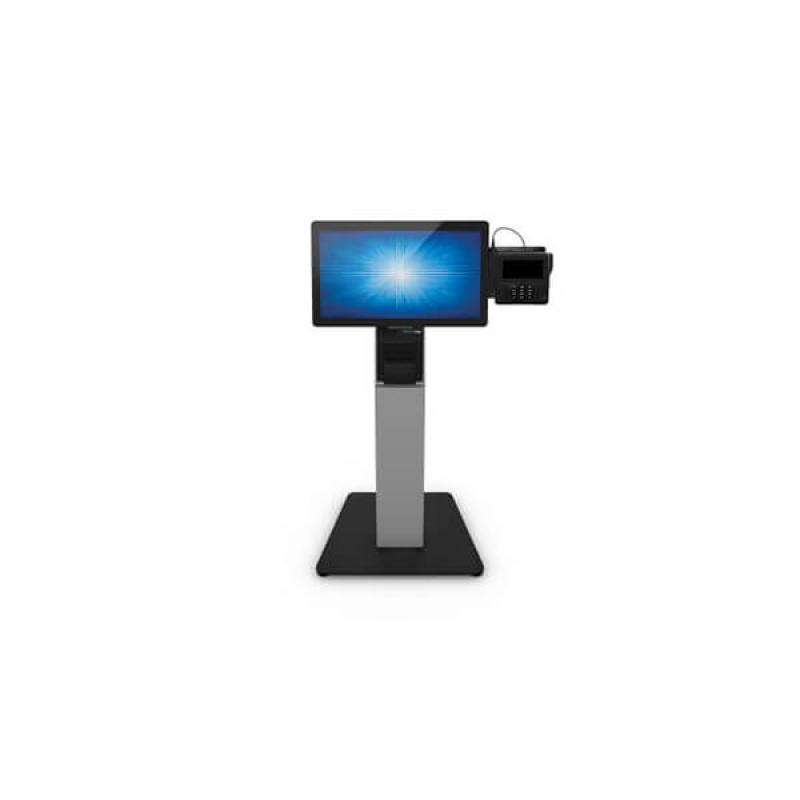 Elo Self-Service Floor Multimedia Stand-Erweiterung, schwarz-silber (15"-22")