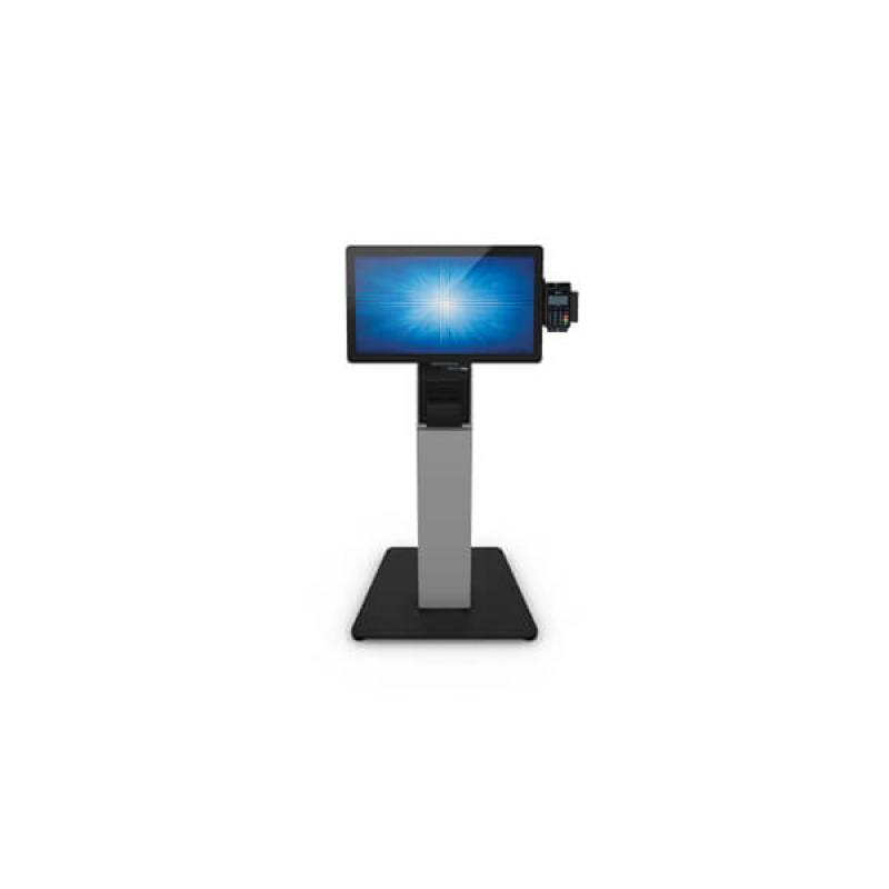 Elo Self-Service Floor Multimedia Stand-Erweiterung, schwarz-silber (15"-22")