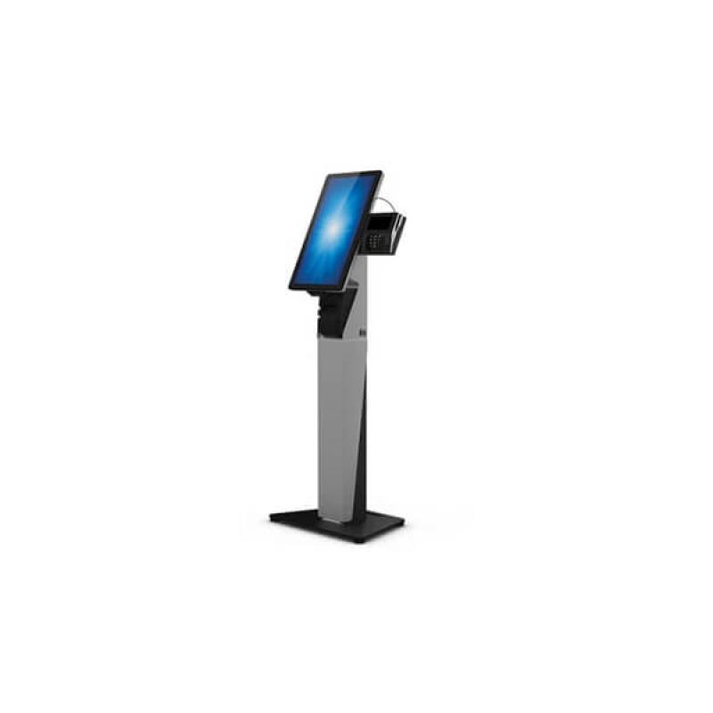 Elo Self-Service Floor Multimedia Stand-Erweiterung, schwarz-silber (15"-22")