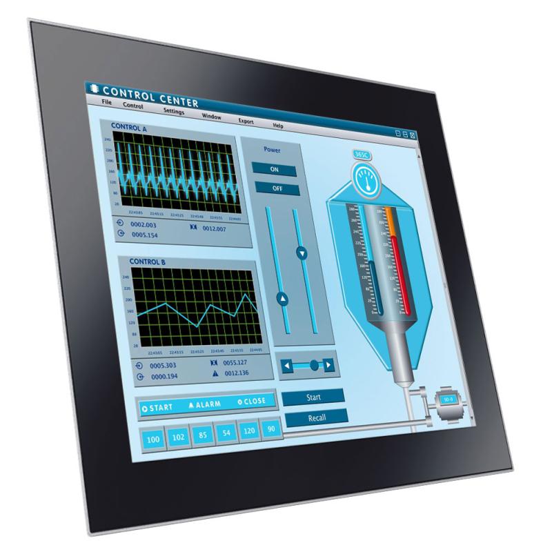 15" Touchmonitor mit 12-24V DC PCAP