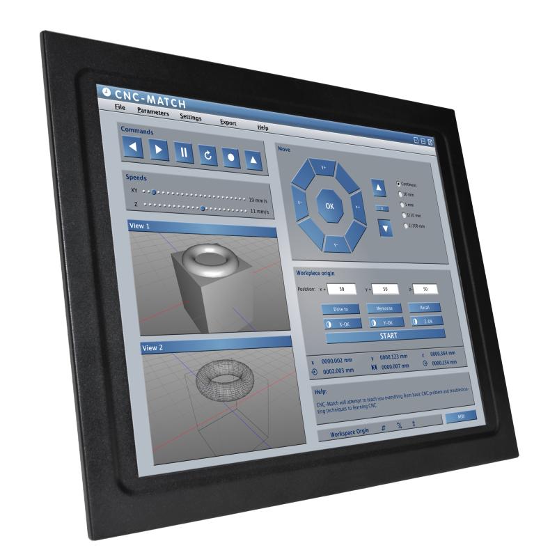 17" Touchmonitor resistiv