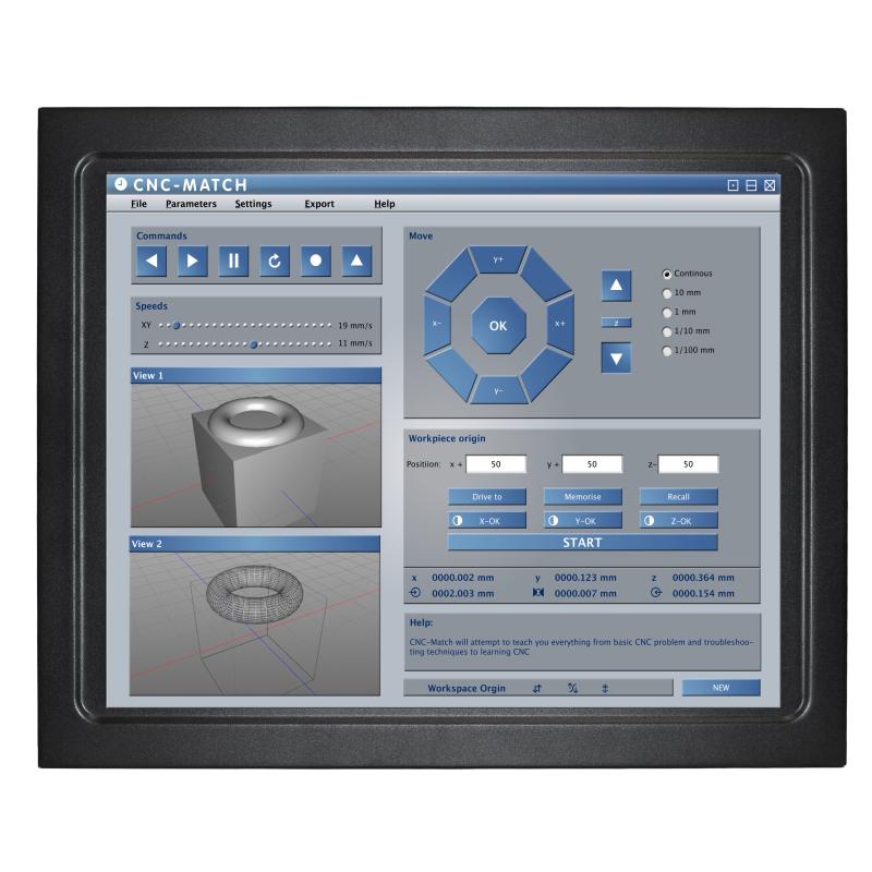 17" Touchmonitor resistiv