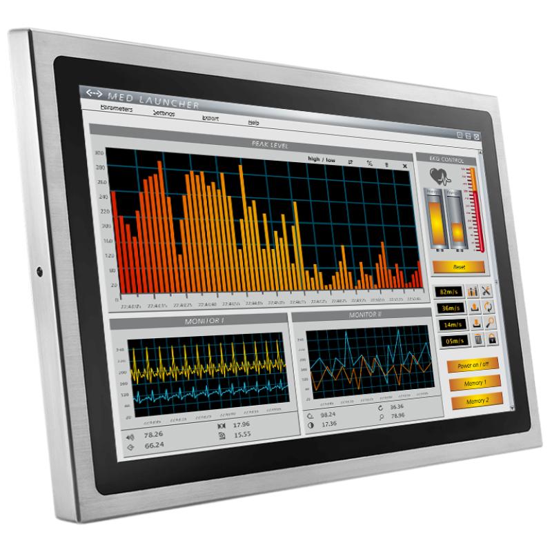 21.5" Touchmonitor Edelstahl