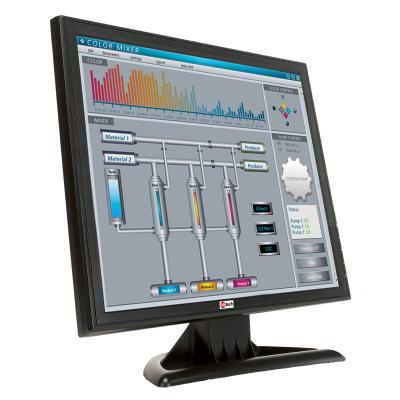 19" res. Touchscreen-Monitor schwarz