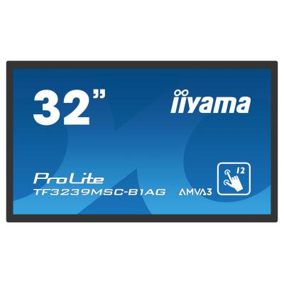 iiyama ProLite TF3239MSC-B1AG, 80cm (31,5''), ProjectedCapacitive, 12TP, FullHD, schwarz, openframe