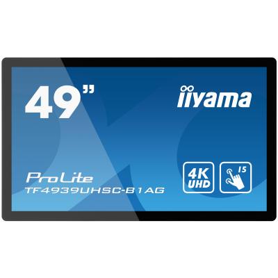 iiyama ProLite TF4939UHSC-B1AG, 123cm (48,5''), ProjectedCapacitive, 15TP, 4K, schwarz, openframe