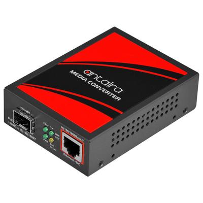 Media Converter 1x 10/100/1000Tx, 1x 100/1000 SFP, 5VDC 5W, 0 - 50C