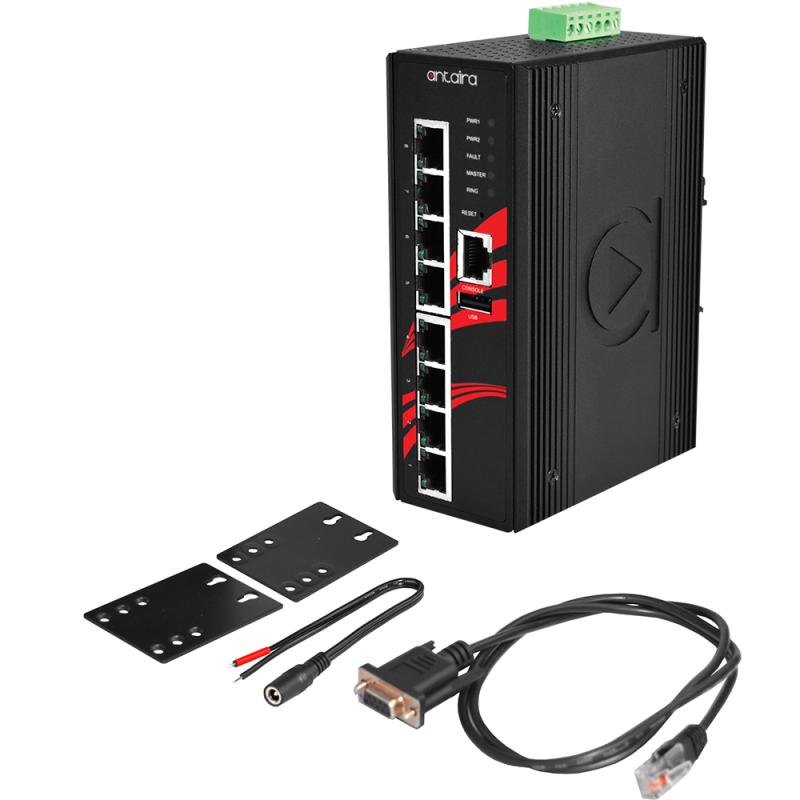 8-Port Managed Industrial Gigabit Switch