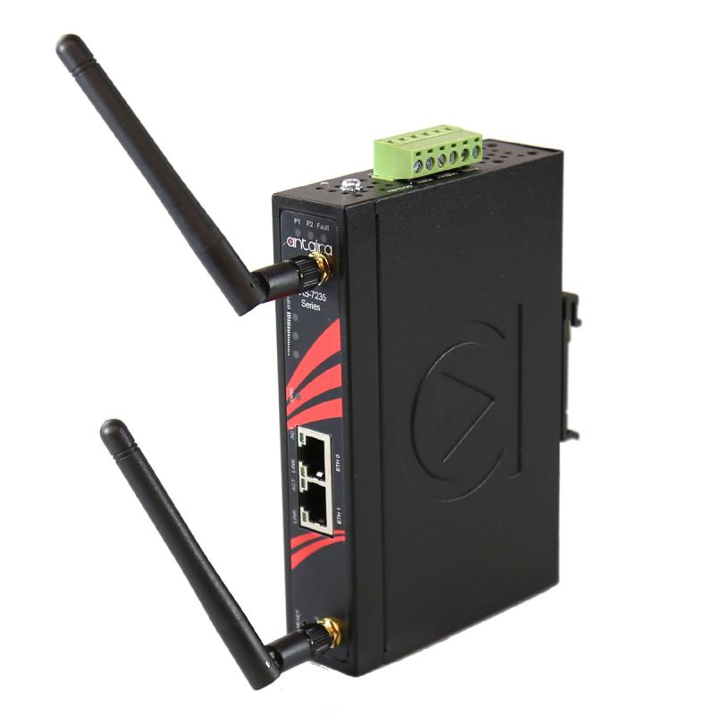 Industrial  router, 802.11 b/g/n/ac, PoE+/PSE port (30W), 9-48VDC, -35 - 75C