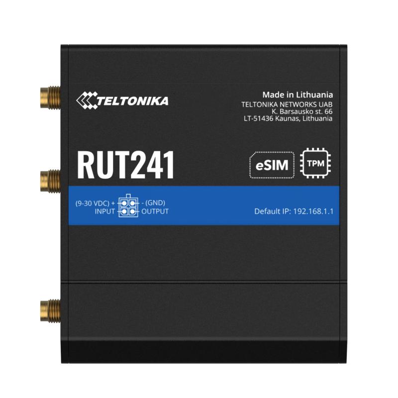 Teltonika RUT241 eSIM Industrieller Router 4G LTE Wi-Fi Europa