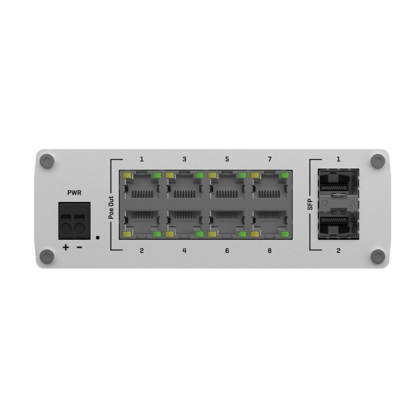 Teltonika TSW200 8 x Ethernet 2 x SFP Unmanaged PoE+ Switch