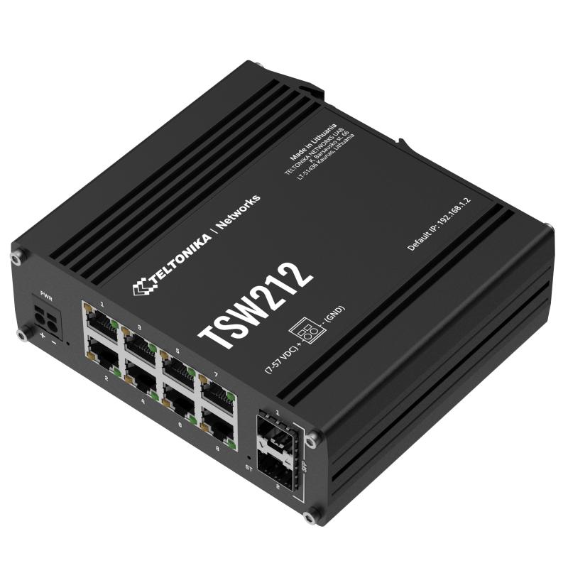 Teltonika TSW212 Managed Switch, ohne PSU