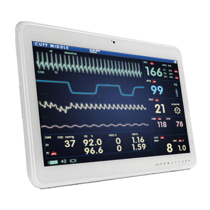 Mobiler Panel-PC 23,8", Panel-PC mit Wagen und 3 Akkus