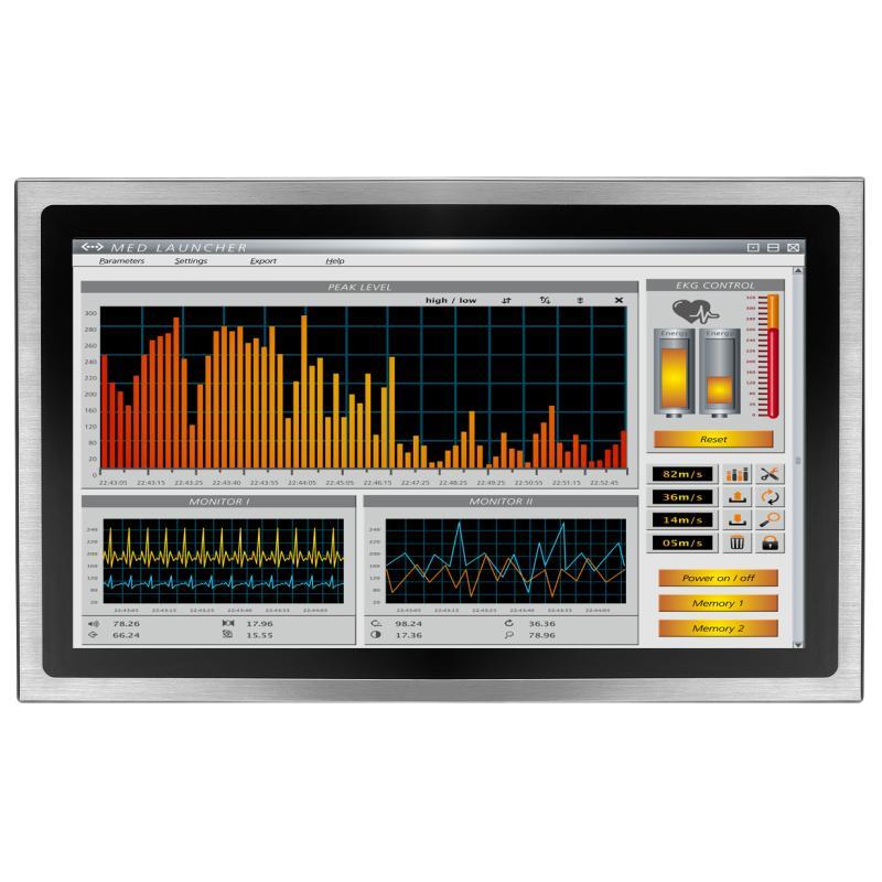 Hygrolion 245, 23,8", Panel PC, IP66, Core i5-8365UE, 8GB, 128GB SSD, Edelstahl, Lüfterlos, CP40