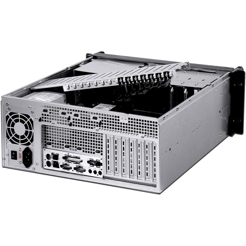 4HE Servergehäuse E4508, eATX, 7xHDD