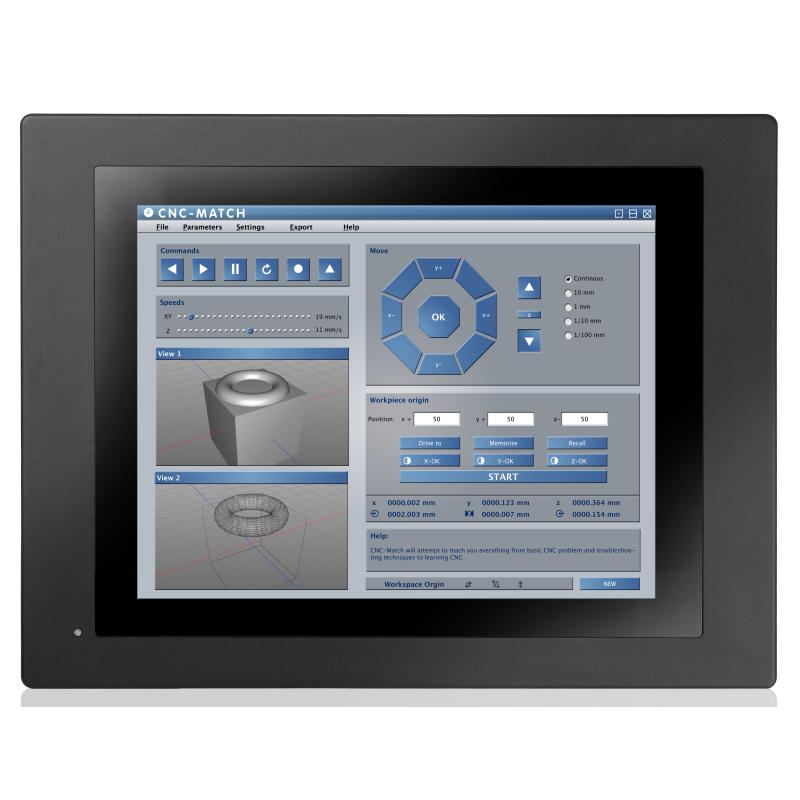 Panelmaster 1259, 12" Panel PC, J1900, 4GB, 320GB HDD