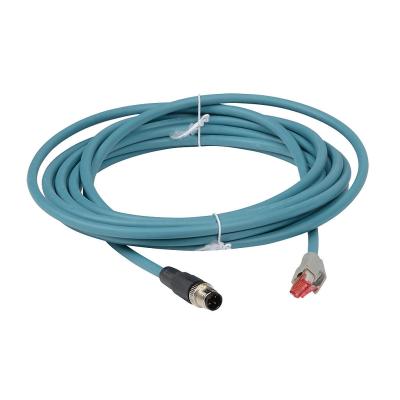 Datalogic CAB-ETH-M01 M12-IP67 ETHERNET CABLE (1M)