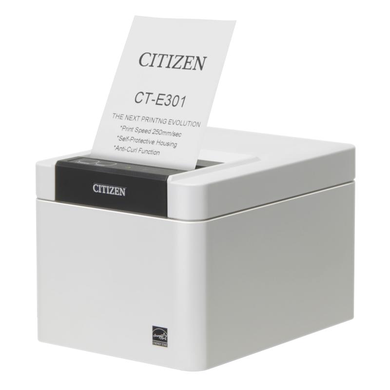 Bondrucker Citizen CT-E301, (203dpi), Cutter, weiß