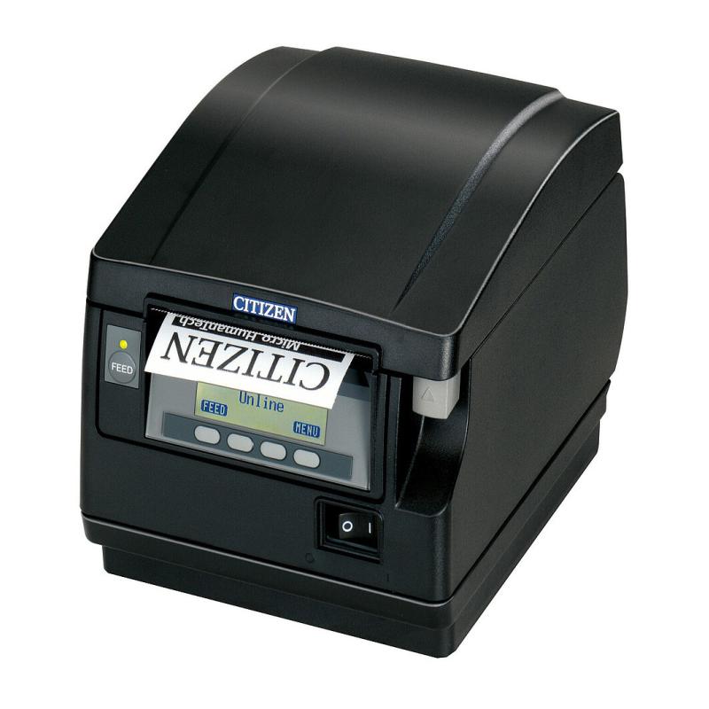 Citizen CT-S851II (203dpi), Cutter, Display, schwarz