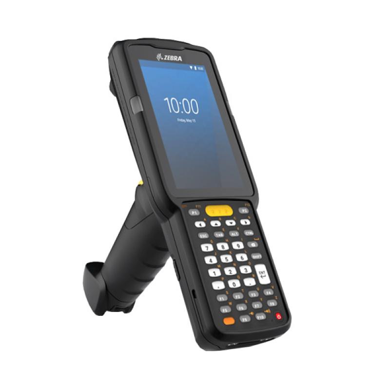 Zebra MC3300x, 2D, SE4770, SR, BT, WLAN, NFC, 38-Key functional-num., IP64, Gun, Android 10