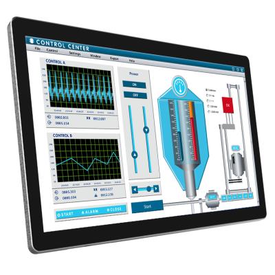 Hygrolion 24VEII, 23,8" Panel PC, IP66, Edelstahl, PCAP, Intel  N95, 8GB RAM, 256GB SSD