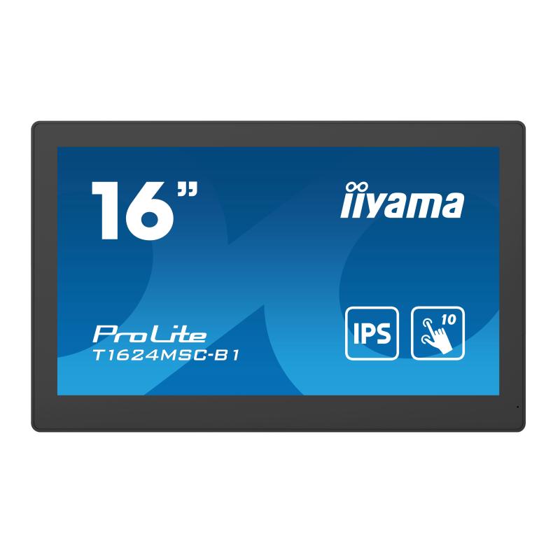 iiyama ProLite T1624MSC-B1, 39,6cm (15,6''), Projected Capacitive, 10 TP, Full HD, schwarz