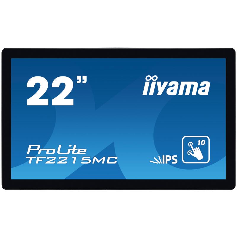 iiyama ProLite TF2215MC-B2, 54,6cm (21,5''), ProjectedCapacitive, 10TP, Full HD, schwarz, openframe