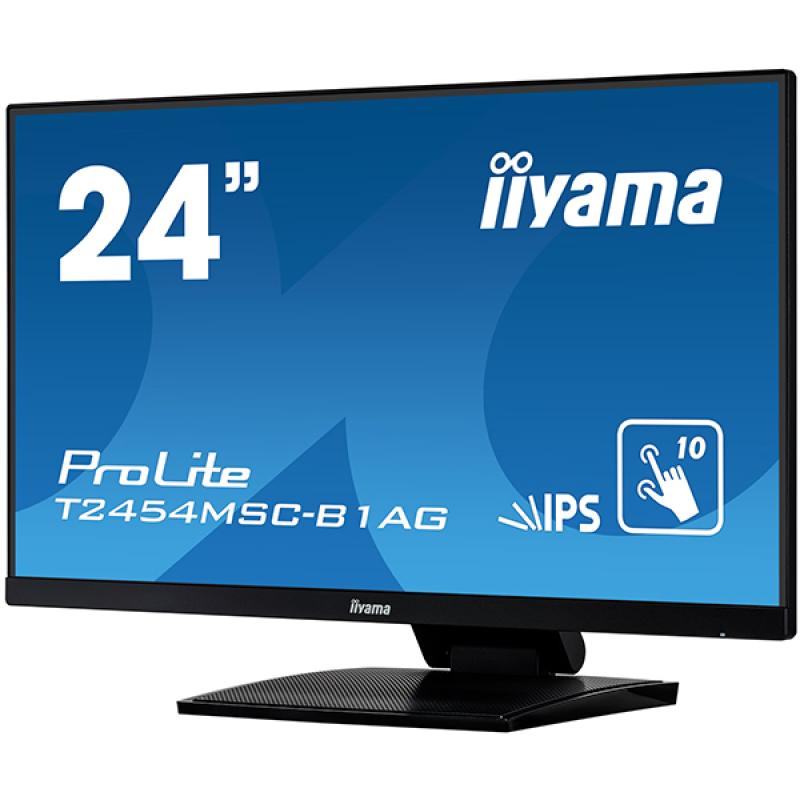 iiyama ProLite T2454MSC-B1AG, 23,6", Projected Capacitive, Multi Touch, Antiglare, Full HD, schwarz