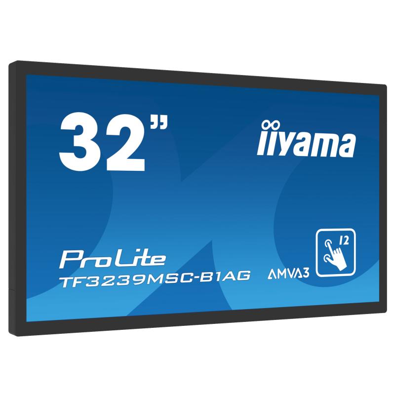 iiyama ProLite TF3239MSC-B1AG, 80cm (31,5''), ProjectedCapacitive, 12TP, FullHD, schwarz, openframe