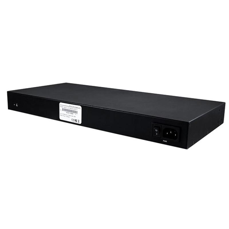 26-Port Unmanaged Industrial Gigabit Switch, 12-48VDC , -40 - 75C