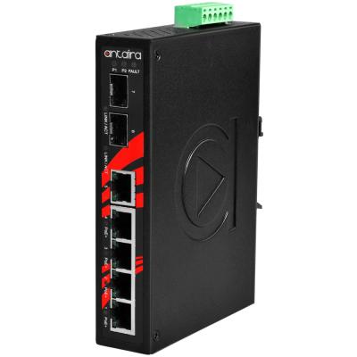 7-Port POE+ Ind. Gb-Switch, 2xSFP, -10-70C