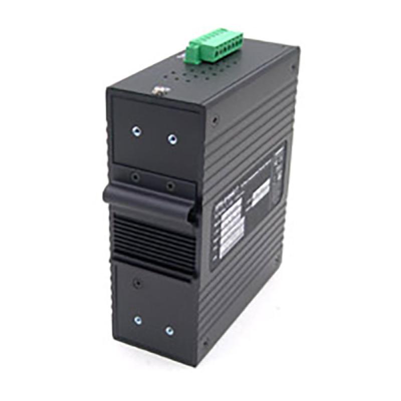 Rugged High Speed 4-port RS232/422/485 to 2-port 10/100TX Gateway (-40C - 80C)