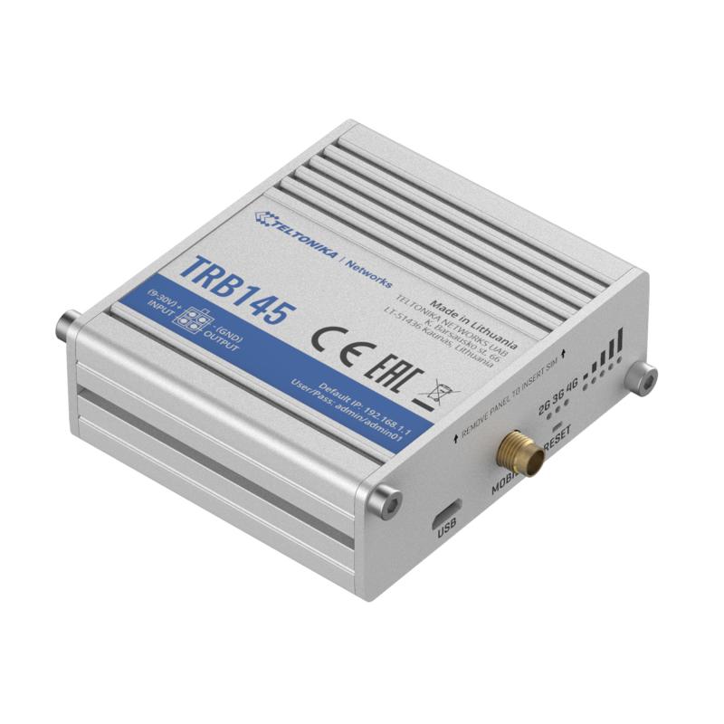 Teltonika TRB145 Industrial 4G LTE RS485 Gateway