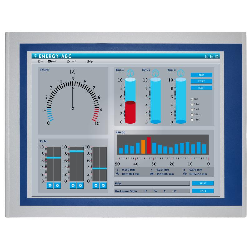 Panelmaster 1081, 10.4" Panel PC, J1900, 4GB, 128GB SSD